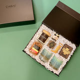 Luxury Desert Nights gift box by Confetë featuring premium western-themed gifts arranged in a black keepsake box.