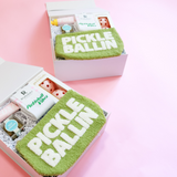 Pickelballin gift box, pickel ball gift, darling effect, pink pickelballs, pickelball vibes