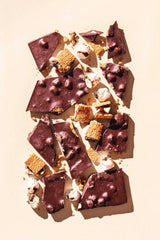 Campfire S’Mores chocolate bar with nostalgic campfire-inspired flavors