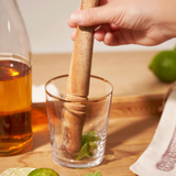 Acacia wood drink muddler bar tool for mojitos old fashioneds and mixed drinks