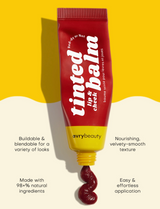 Avry Beauty, Red-Dy or Not Tinted Lip + Cheek Balm, Confete Party