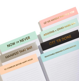 Chez Gagne, Adulting + Other Hard Shit Notepad, Confete Party