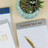 Chez Gagne, Manifest That Shit Notepad, Confete Party