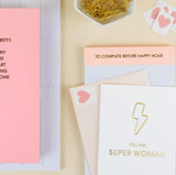 Chez Gagne, To Complete Before Happy Hour Notepad, Confete Party