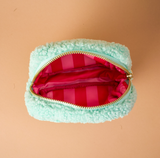 The Darling Effect Oh What Fun teddy pouch in square design.