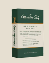 Pack of 20 bamboo golf tees from The Gentleman’s Tee Pack, an eco-friendly golf accessory for everyday play.