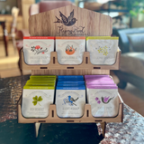 Flying Bird Botanicals, Bluebird Morning, herbal tea, Confete Party