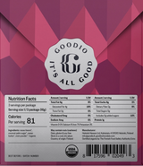 Goodio Chocolate, Raspberry, Confete Party