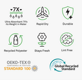 Once Again Home, Anywhere Kitchen Towel, Branches in Gray, Confete Party