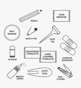 Pinch Provisions, How to Play Like a Pro, personal golfing kit, Confete Party