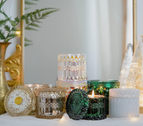 SOi, Mistletoe & Holly Petite Shimmer Candle, Soy Candle, Eco-Friendly, Confete Party