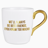 Santa Barbara Design Studio by Creative Brands, That's All Gold Mug, We'll Always Be Best Friends, Confete Party