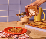 Surrup Cinnamon Bun Surrup with pancakes and breakfast foods