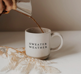 Sweet Water Decor, Sweater Weather Stoneware Coffee Mug, Confete Party