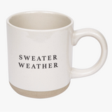 Sweet Water Decor, Sweater Weather Stoneware Coffee Mug, Confete Party