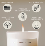 Sweet Water Decor, Thank You Soy Candle, 11oz, Confete Party