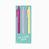 Talking Out Of Turn, I'm a Cool Mom Jotter Pen Set, Confete Party