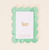 The Darling Effect, Mini Acrylic Picture Frame, Mint Green, Confete Party