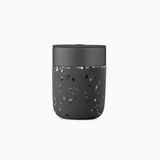 W&P, Reusable Ceramic Mug, Terrazzo Charcoal, Confete Party