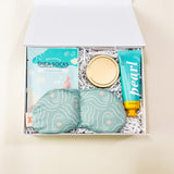 Serenity mini gift box with calming self-care items, perfect gift for her to relax and unwind.