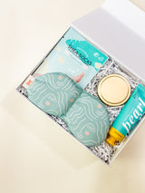 Thoughtful Serenity gift box designed for moments of peace, rest, and pampering.
