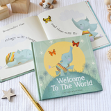 Welcome to the World baby keepsake book – a meaningful newborn gift that celebrates life’s first moments with love and joy