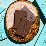 JCOCO Himalayan Salt + Toffee, chocolate, sea salt, tofffee