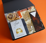 Old Fashion- Father's Day- Gem crystal glasses from Viski, the perfect square ice cube, and don't forget to crack open The Nightcap chocolate bar, grooms gift box, groomsmen gift