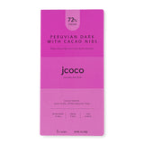 JCOCO Peruvian beans from the Rupa-Rupa, dark chocolate