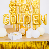 stay golden birthday party decor, golden birthay, gold birthday, promotion gift box, anniversary gift box