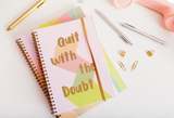 Talking out of turn, Perpetual Planner, quit with the self talk, undated, confete party - 1