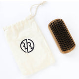 ROCKWELL Originals- The natural boar bristles of the rockwell beard brush are gentle on your face and skin, while cleaning your facial hair and keeping your beard looking healthy.