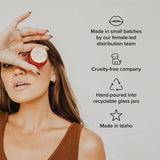 Poppy & Pout's Exfoliating Lip Scrub- lemon, women owned, all natural, made by hand