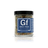 Spiceology GREEK FREAK-A mix of herbs, dried onion, sun-dried tomato, a touch of chili pepper, and orange peel powder combine flawlessly to give you all of the flavor, without any fillers.
