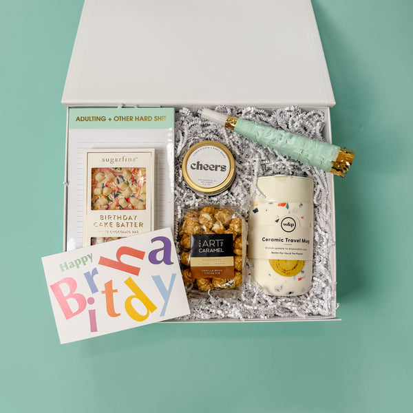B-day, Birthday Gift Box, Adult, Colorful 