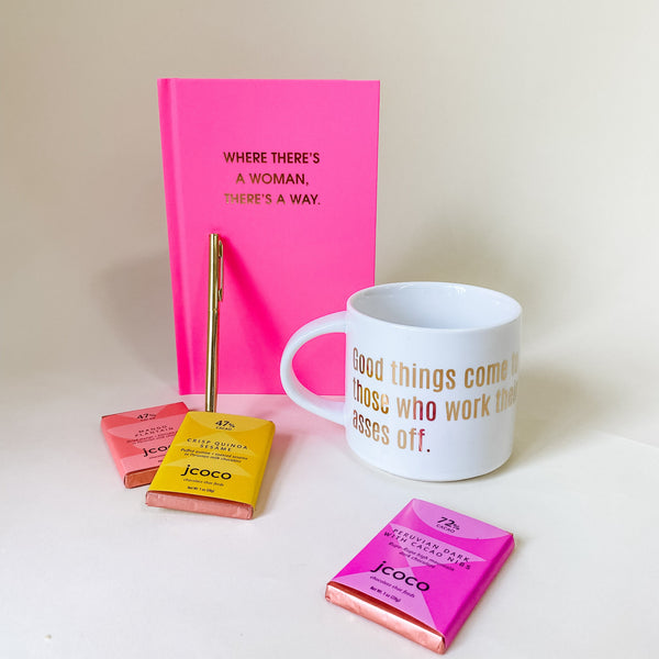 Goal Digger gift, girl boss, female entrepreneur gift box