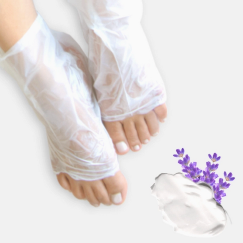 Avry Beauty, Lavender Shea Socks, Confete Party