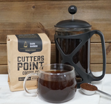 Cutter's Point Coffee Co, Dark Harbor, French Roast, Confete Party