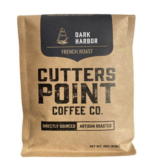 Cutter's Point Coffee Co, Dark Harbor, French Roast, Confete Party