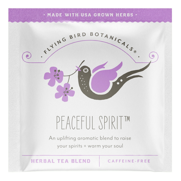 Flying Bird Botanicals, Peaceful Spirit Tea, Confete Party