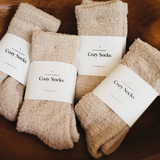 Giften Market, Cozy Cloud Socks, Ivory, Confete Party