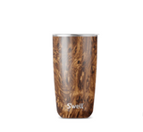 S’well stainless steel tumbler with teak wood finish insulated drink bottle for hot and cold beverages