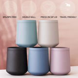 Portable insulated wine tumbler for outdoor entertaining and everyday sipping.
