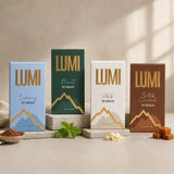 LUMI Creamy Hot Chocolate 3 oz giftable hot cocoa mix for cozy sipping.
