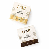 LUMI Mini Pretzels crunchy salty snack.