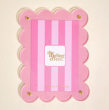 Blush mini acrylic picture frame magnet by The Darling Effect.