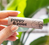 Poppy & Pout, Island Coconut, Lip Balm, Eco-friendly, Confete Party