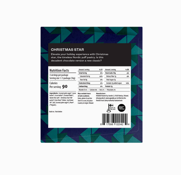 Goodio Chocolate - Christmas Star