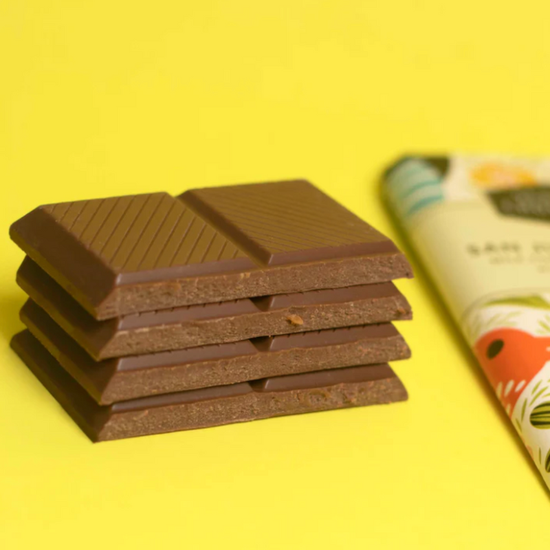 Seattle Chocolate, San Juan Sea Salt Chocolate Truffle Bar, Confete Party