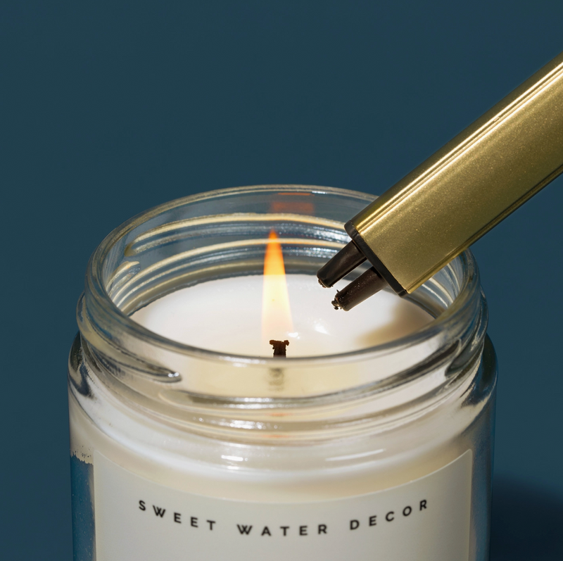 Sweet Water Decor, Rechargeable Electric Lighter, Gold, Confete Party